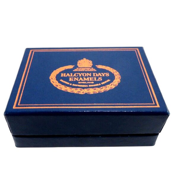 1983 A Year To Remember HALCYON DAYS Enamel Trinket Box and Presentation Case - Picture 8 of 11